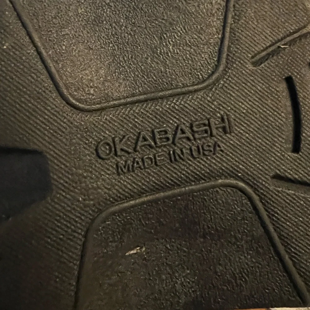 OKABASHI Classic Torino Slide On Sandals Basket Weave Design Black Men's Size XL